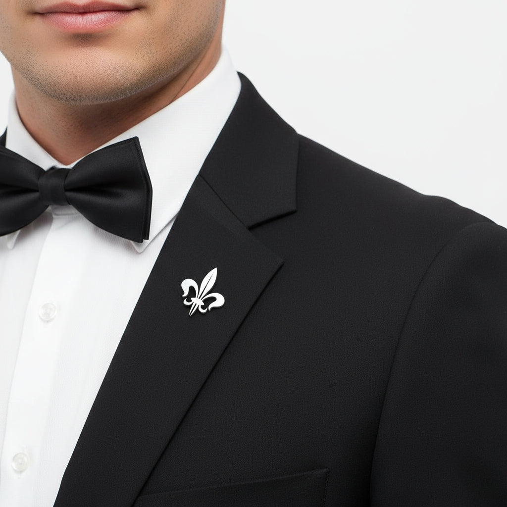 Luxury Label Pins Fleur-de-Lis