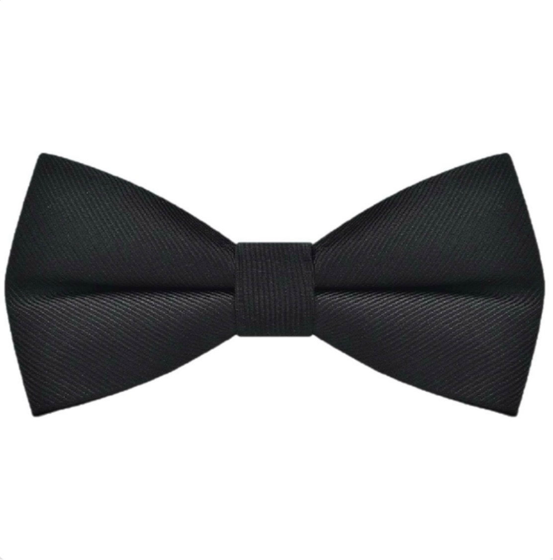 Mens Bow Tie Black Pre Tied