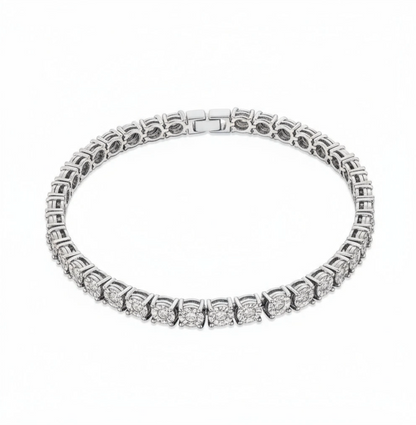 Luxury CZ Tennis Bracelet Gift - Bridal & Anniversary Fine Jewelry - Classic