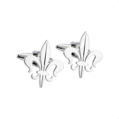 Luxury Fleur-de-Lis Mens Cuff Links