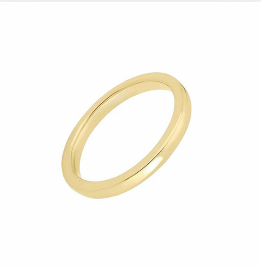 Tungsten Gold Wedding Rings 2MM