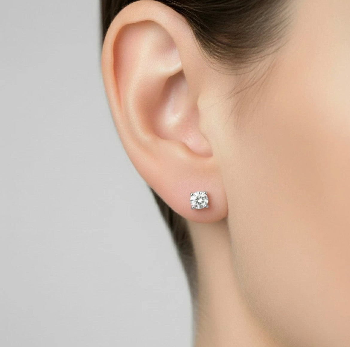 Stud Earrings 6MM Rex Jewellers- Solar