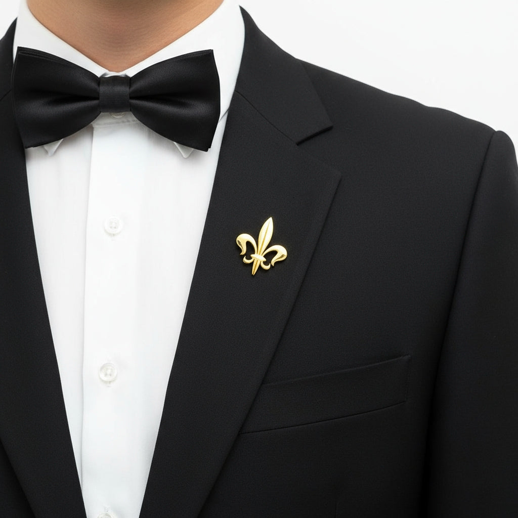 Luxury Label Pins Fleur-de-Lis