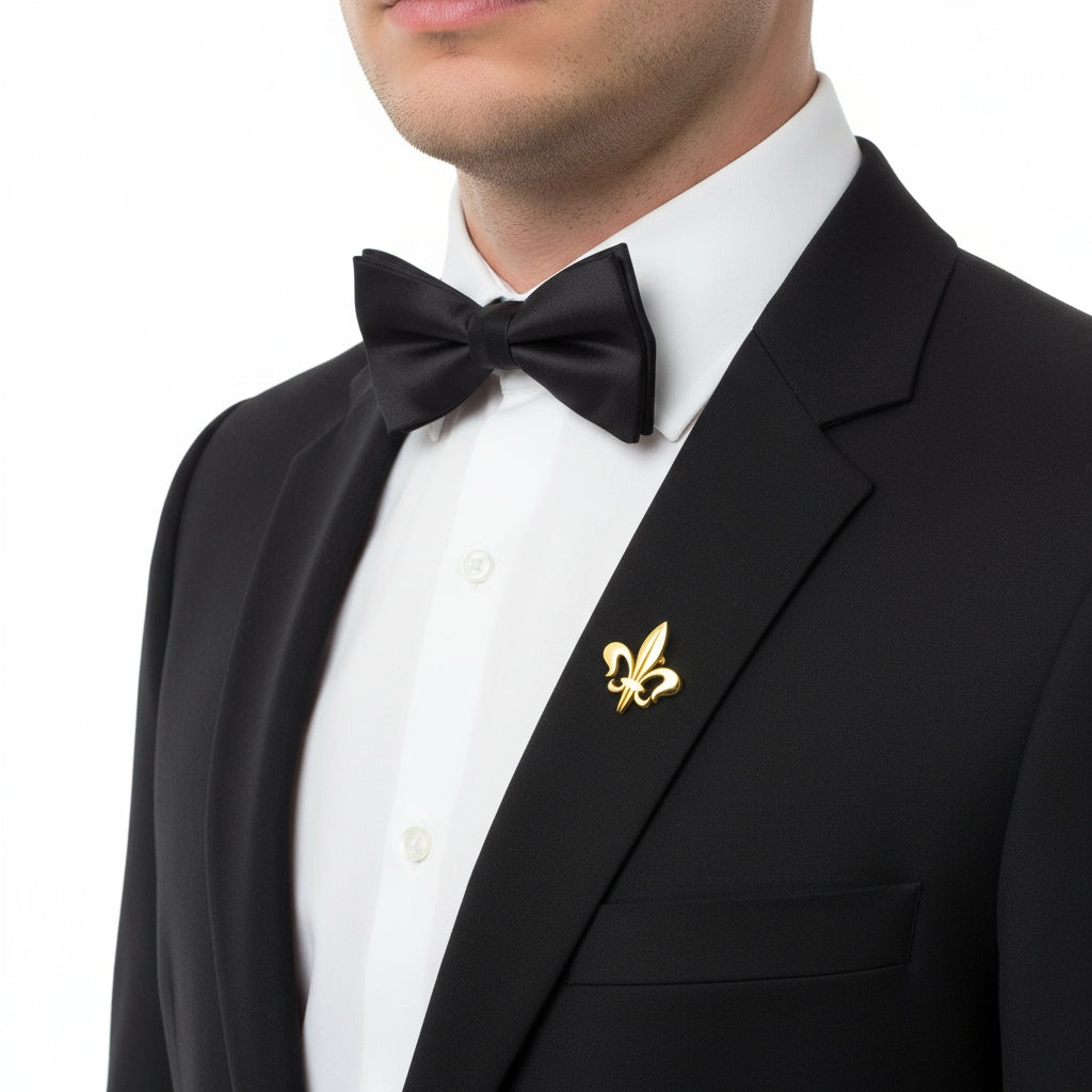 Luxury Label Pins Fleur-de-Lis