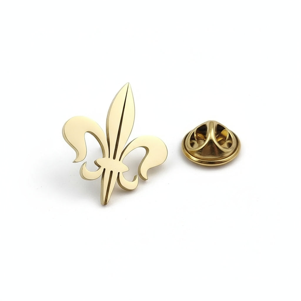 Luxury Label Pins Fleur-de-Lis