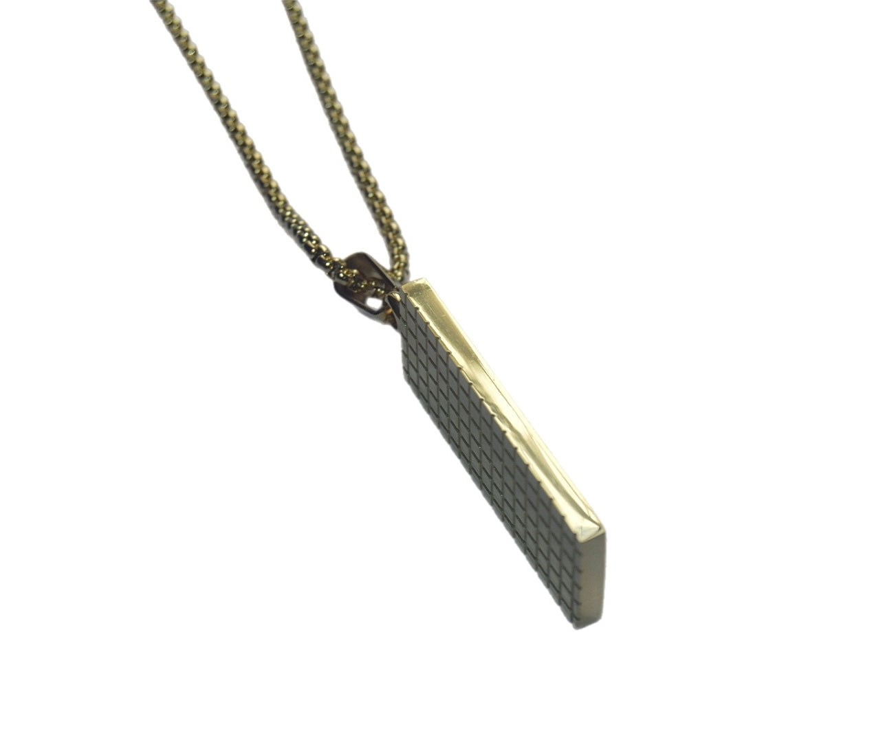 Bullion Bar Necklace - 18k Gold