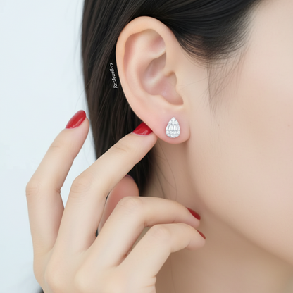 Pear Shaped Stud Earrings Rex Jewellers - Prestige