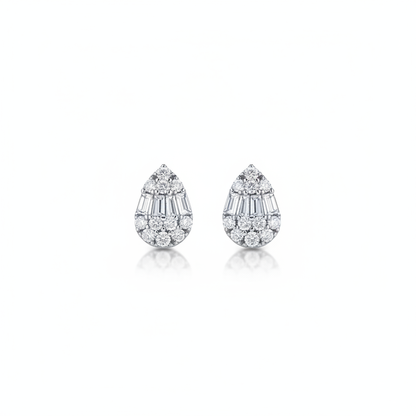 Pear Shaped Stud Earrings Rex Jewellers - Prestige
