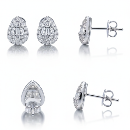 Pear Shaped Stud Earrings Rex Jewellers - Prestige