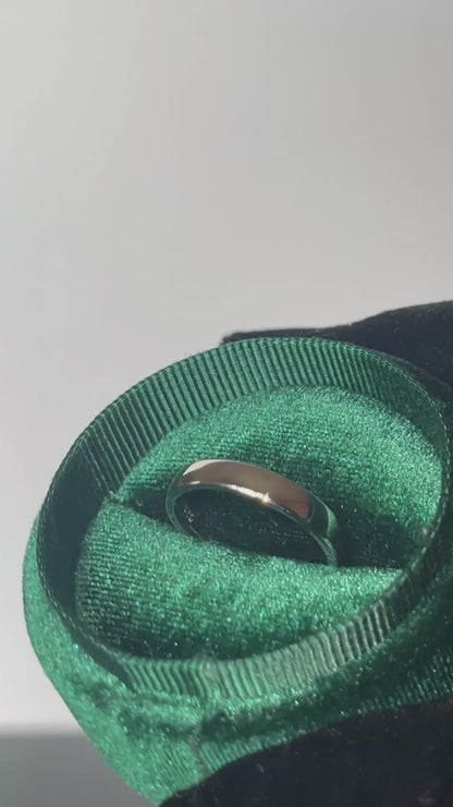 4MM Silver Wedding Band Sterling Silver 925 Wedding Rings